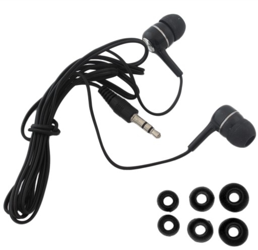 KÁBLOVÉ SLÚCHADLÁ DO UŠÍ MP3 PRE SMARTPHONE MINI KONEKTOR 3,5 mm ZS2E