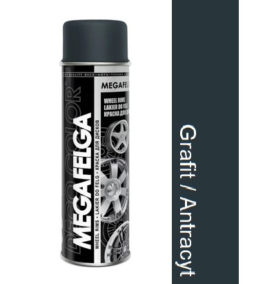 Farba na kolesá v spreji 500ml GRAPHITE SAT
