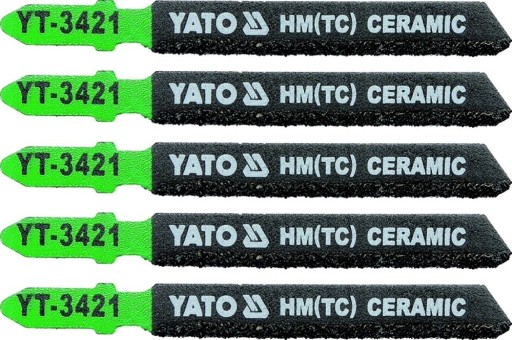 List do priamočiarej píly typu T, na keramiku, 5 ks