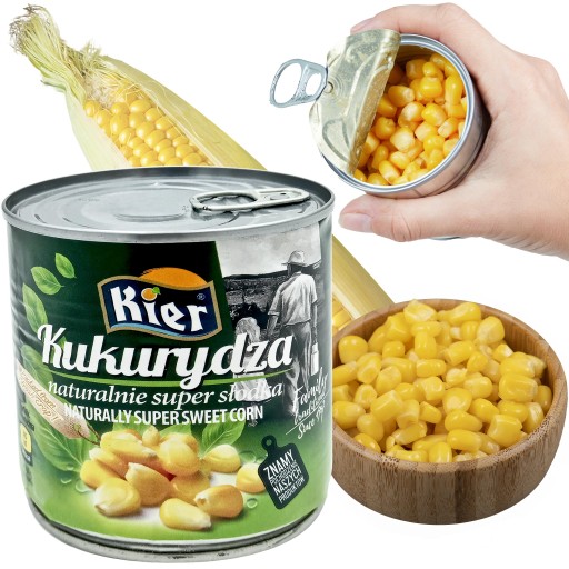 PRIRODZENE SLADKÁ kukurica 340g KONZERVA
