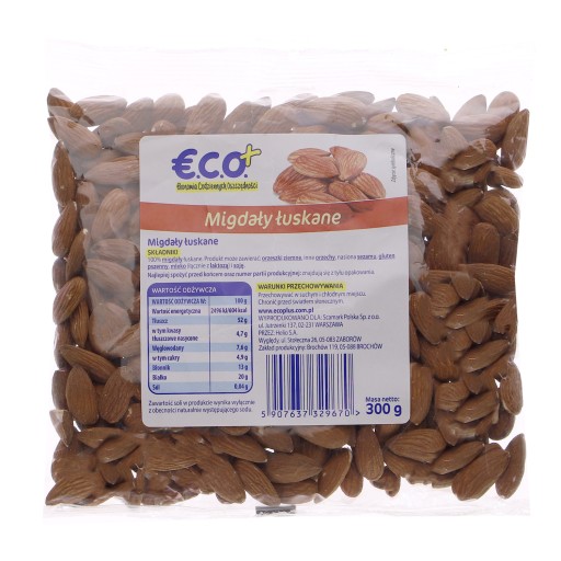 €CO Mandle lúpané 300g