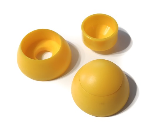 Zástrčka zakrývajúca skrutku, ihrisko 12MM, ŽLTÁ