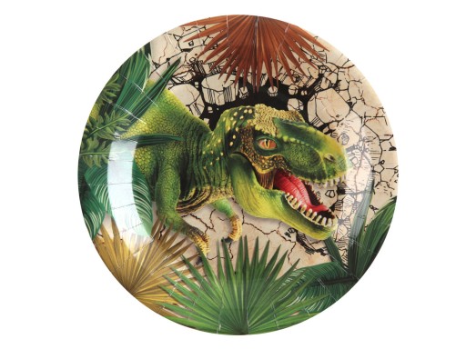 Dinosaury narodeninové papierové taniere 10 ks