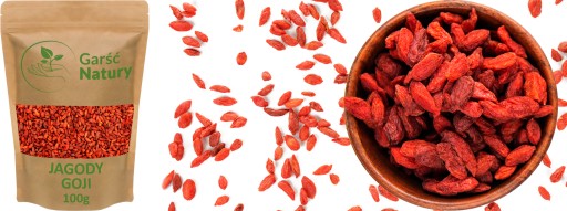 SUŠENÉ BOBULE GOJI 0,1 kg prírodné bobule goji 0,1 kg vysoko kvalitné 100 g
