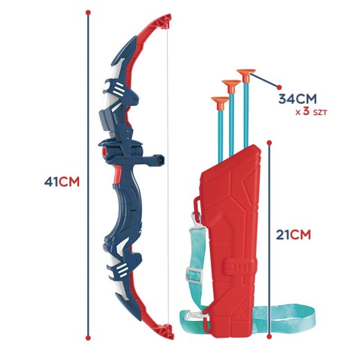 Little Archer's Set Bow Arrows 5 ks. WOOPIE