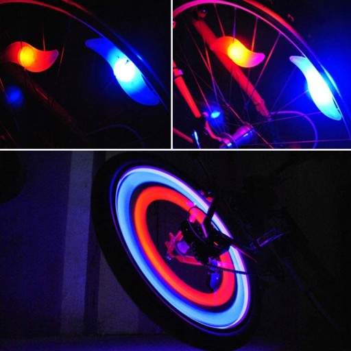 ŽIARIACE SPOKRY KRYT NA BICYKEL 35 LED BIKE lampa