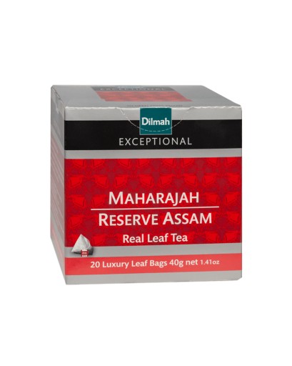 Indický čaj DILMAH EXCEPTIONAL Maharajah Reserve Assam 20 pyramíd