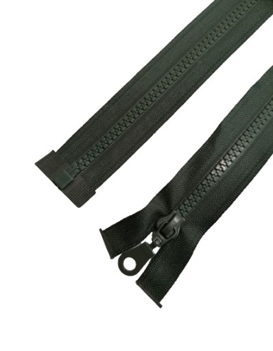 Zips, POSUVNÝ, KOCKOVÝ, 50CM, ZELENÝ