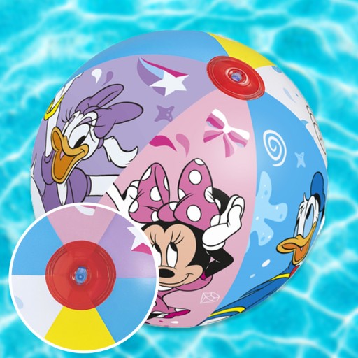 BESTWAY Detská nafukovacia plážová lopta do vody 51 cm Mickey Mouse 91098