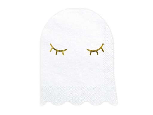 PAPIEROVÉ OBRUŠKY GHOST 20 KS. HALLOWEEN