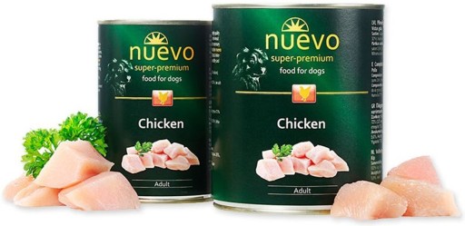 Kuracie mäso pre dospelých psov Nuevo 800 g
