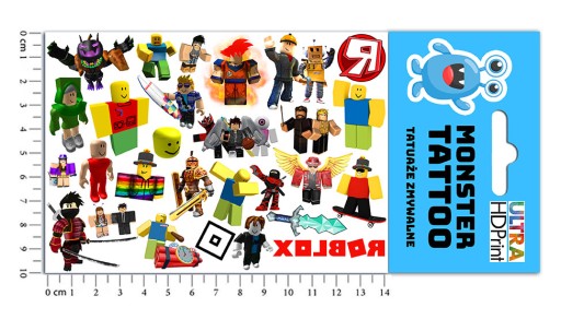 MEGA SADA NÁLEPOK + TETOVANIE KVALITA ROBLOX