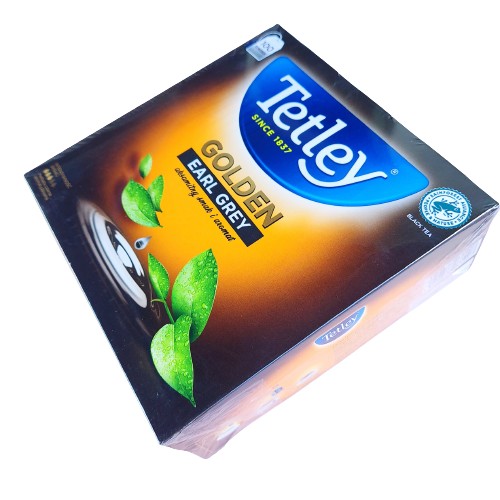 TETLEY GOLDEN EARL GREY TEA 100ks DÁTUM: 2025/07