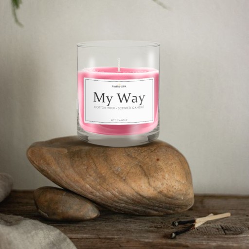 Möller SPA MY WAY SÓJOVÁ PRÍRODNÁ SVIEČKA PARFÉMOVÁ VONNÁ SVIEČKA
