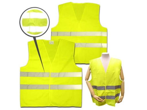 VEĽKOSŤ REFLEXNEJ VESTY. XXXL ŽLTÁ