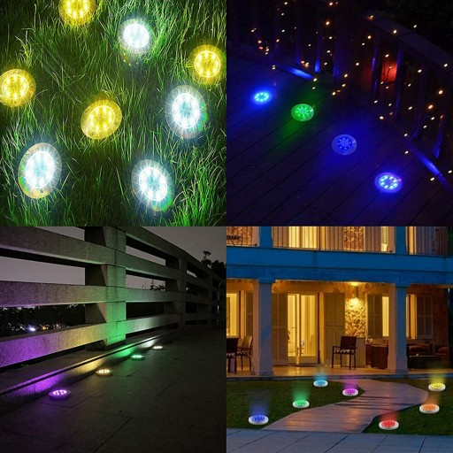 SOLÁRNA ZÁHRADNÁ LAMPA, RGB NÁSTROJNÁ LAMPA, VNÚTORNÁ LED, X 1