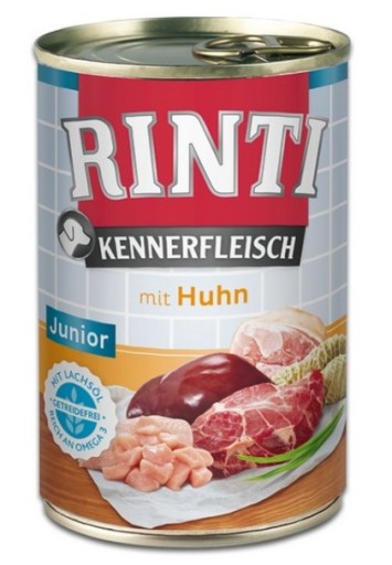 Rinti Kennerfleisch Junior chicken 400g mokré krmivo pre šteňatá