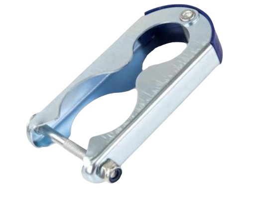 Svorka na upevnenie 25 mm stĺpika na nohu trampolíny, 2 kusy Beamar