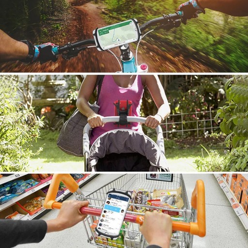 SILIKÓNOVÝ držiak na bicykel pre TELEFÓN 360° E027