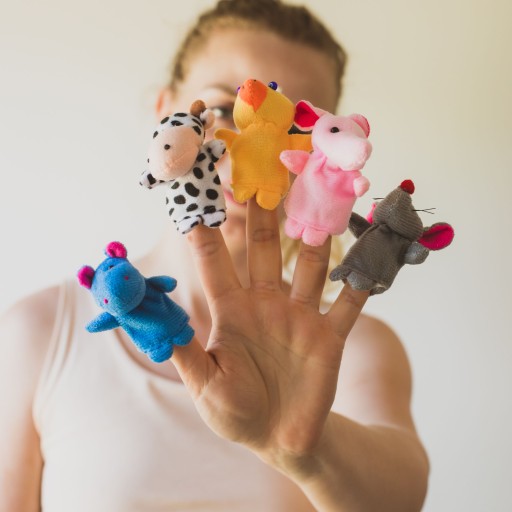 FIGER PUPPIES bábky plyšové zvieratká maskoti pre deti 10 ks.