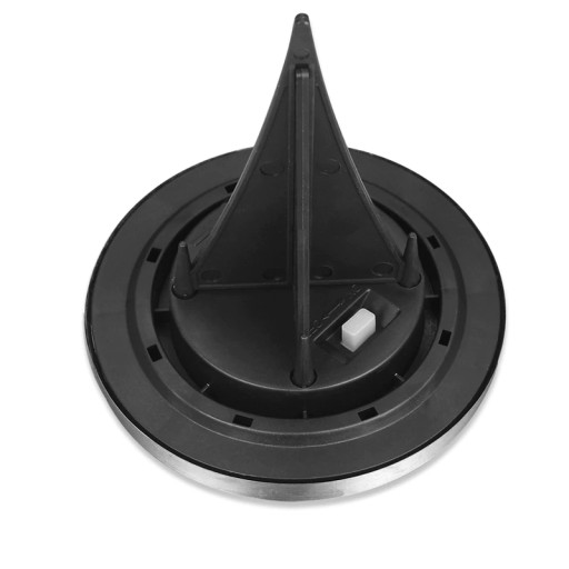 Solárna záhradná pozemná lampa, oceľ, studená biela, 16 LED, odolná