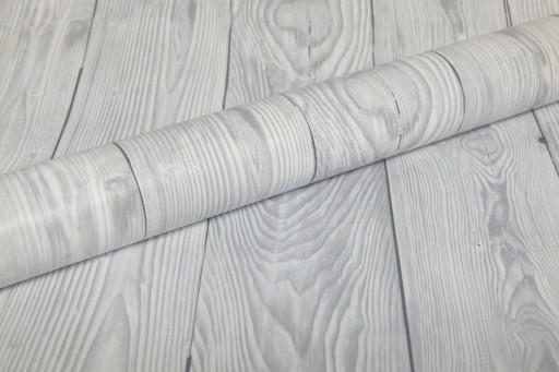 45 cm Nábytková dyha podobná drevu SIVÁ BIELA