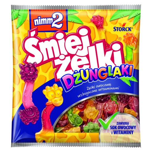 Śmiejżelki Junglaki Nimm2 Ovocné želé 90 g