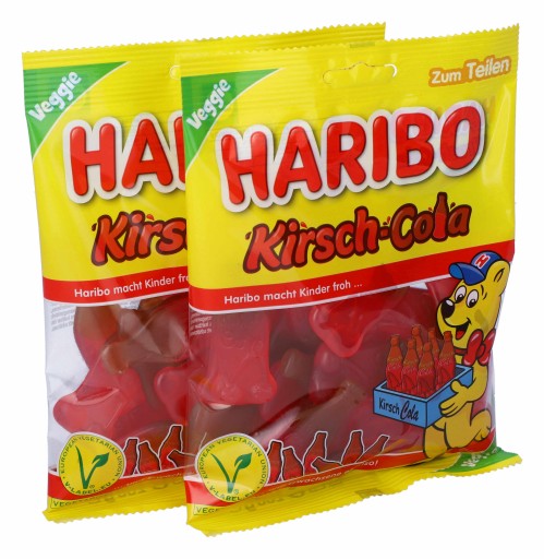 HARIBO Cherry Cola Vege ovocné želé 175g DE