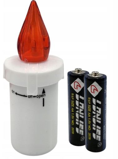 SVIEČKOVÁ VLOŽNÁ LAMPA LED LAMPA NA SVIEČKU 90 DNÍ