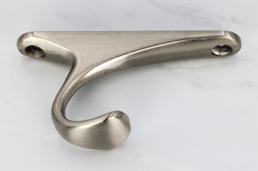 INOX HÁK NA VEŠIACI NA OBLEČENIE NA DREVO, MASÍVNY LOFT RETRO