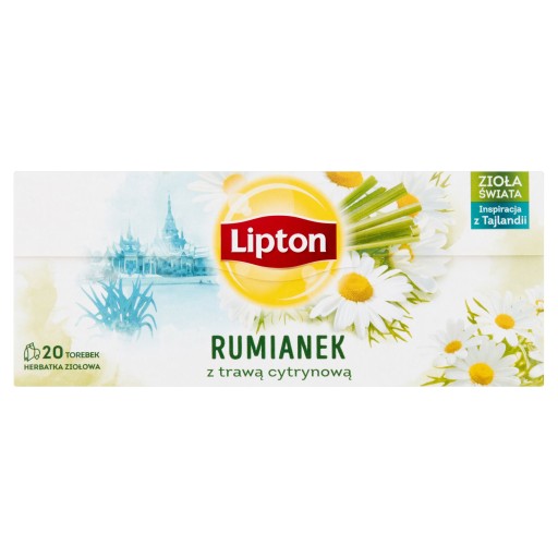 Lipton Herbs of the World bylinný čaj Harmanček s citrónovou trávou 20 ks 20g