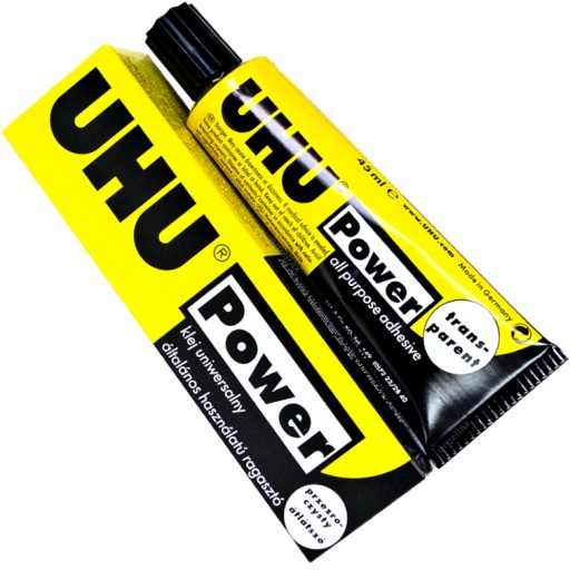 UHU POWER TRANSPARENT lepidlo univerzálne silné transparentné 45ml