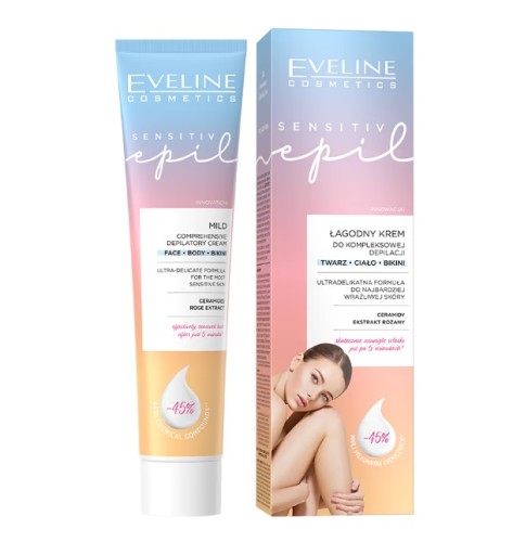 Eveline Sensiitiv Epil depilačný krém 125 ml
