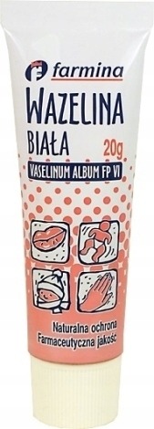 FARMINA Biela vazelína, masť v tube z lekárne, 20 g
