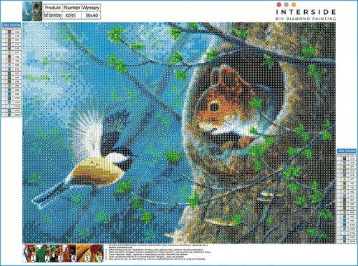 Ručná výšivka Mosaic diamond puzzle