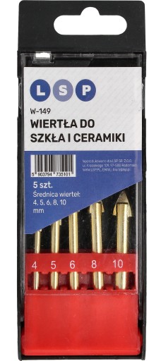 VŔTAČKY VŔTAČKY do skla, keramiky, dlaždíc, dierkovej píly, kameniny