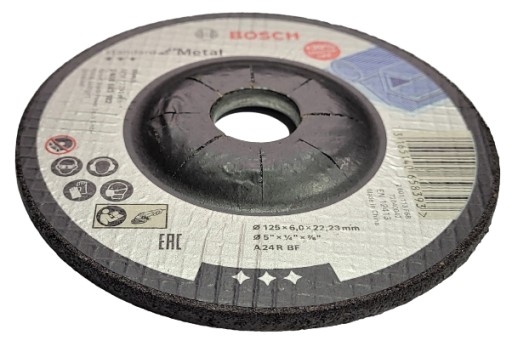 6mm brúsny kotúč na brúsenie 6mm hrubý Bosch Longer Life 125 2608603182