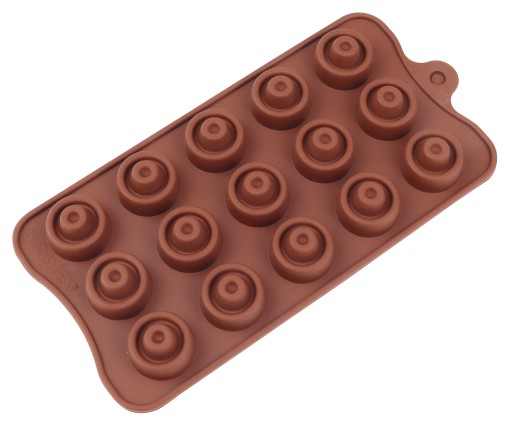 SILIKÓNOVÁ FORMA NA ČOKOLÁDY, ŽELÉ, CUKRÍKY, VOSK, PRALINKY S NÁPLŇOU