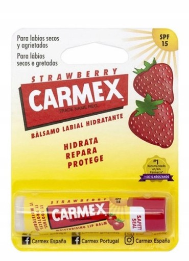 CARMEX Classic Hydratačný balzam na pery Jahoda