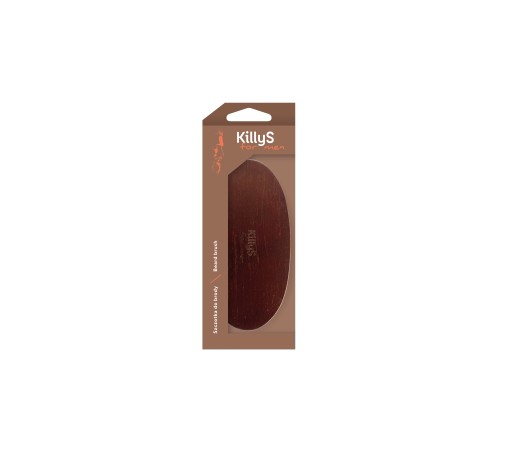 For Men Beard Brush, drevená kefa na fúzy