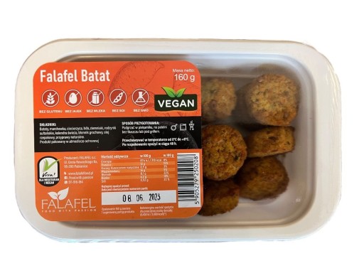 BEZLEPKOVÝ SLADKÝ FALAFEL 160 g - FALAFEL FALAFEL