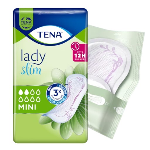 Vložky do topánok TENA Lady Slim Mini 20 ks.