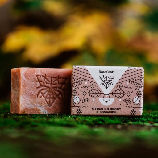 Mydlo na bradu RareCraft Cognac 110g