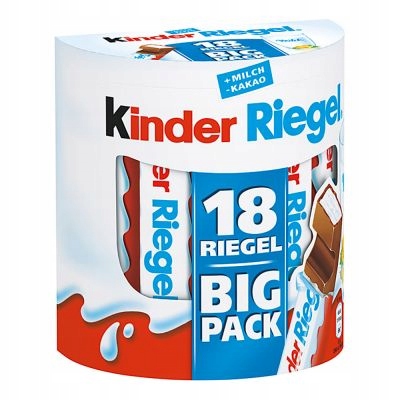 KINDER Riegel 18-balenie BIGPACK 18x21g=378g DÁTUM: 09.05.2024