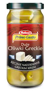 Primo Gusto grécke zelené olivy so syrom Feta 23