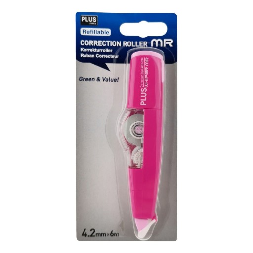 CORRECTION TAPE PLUS WH-634 4,2mm x 6m OTOČNÁ HLAVA vymeniteľná vložka