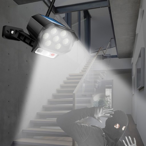 DUMMY CAMERA LED SOLÁRNA LAMPA SO SNÍMAČOM POHYBU