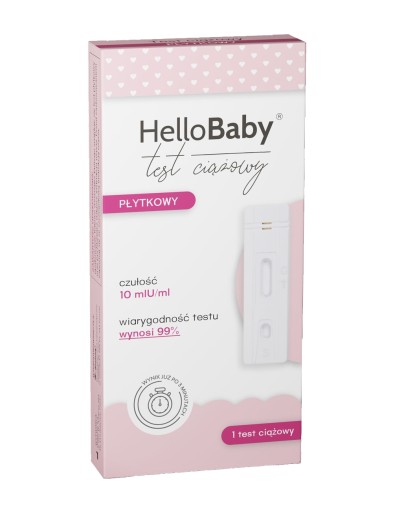 HELLOBABY TEHOTENSKÝ TEST PRESNOSŤ 99 %