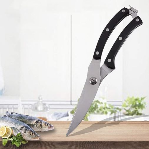 KUCHYNSKÉ NOŽNICE NOŽNICE NA JEDLO HYDINA PIZZA RYBY BYLINKY UNIVERZÁLNE