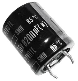 Elektrolytický kondenzátor 8200uF/16V 22x30 SNAP